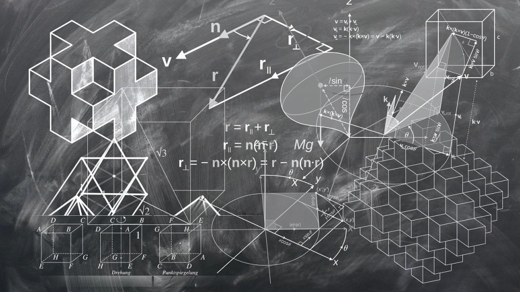 geometría, matemáticas, dado, Pixabay