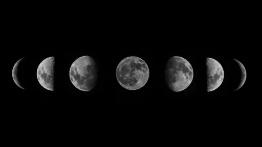 Luna fases ,Canva